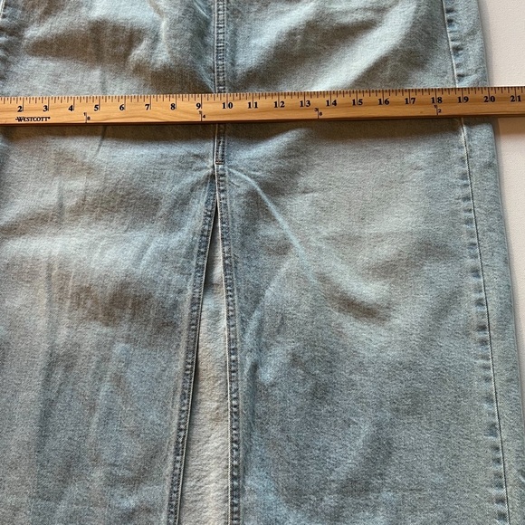 NWT Women's High-Rise Denim Maxi Skirt Universal Thread Medium Wash Size 8🔥🔥(L) - Picture 4 of 8